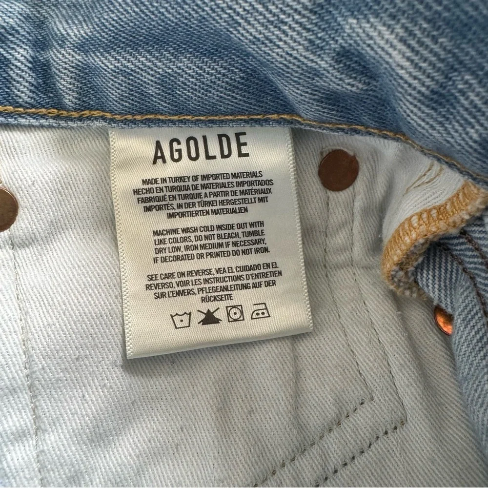 Agolde Parker Vintage Cut off Denim Shorts size 26 - Picture 9 of 10